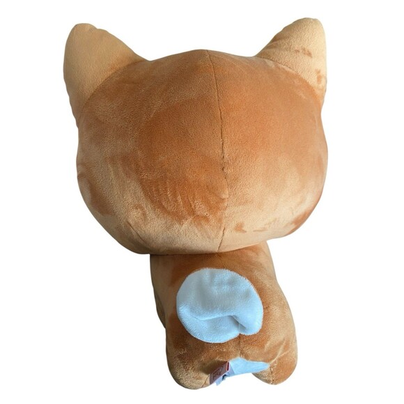 Bird Uyen Deer Plushie 15" Stuffed Animal Brown White Round 1 - Picture 3 of 5